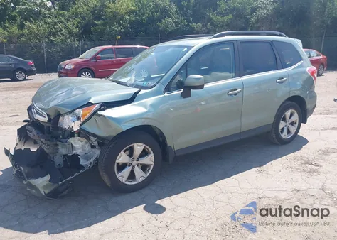 2015 Subaru Forester 2.5I Limited из США, поврежденный, VIN JF2SJAHC9FH574960